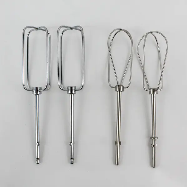 Lot Of 4 Unbranded Assorted Stainless Steel Hand Mixer Beaters Attachments