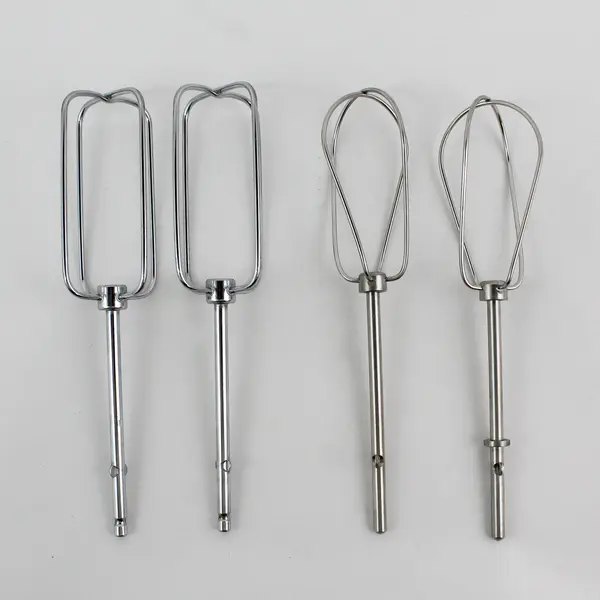 Lot Of 4 Unbranded Assorted Stainless Steel Hand Mixer Beaters Attachments