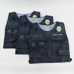 Lot of 3 Spec Ops Military Costume Vests Youth Boys' Medium