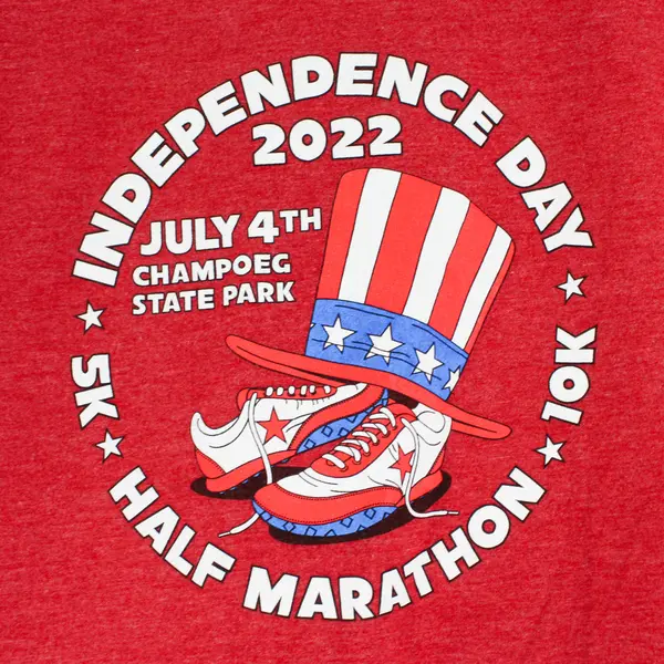 Tultex Champoeg State Park Independence Day Half Marathon T-Shirt Adult Medium