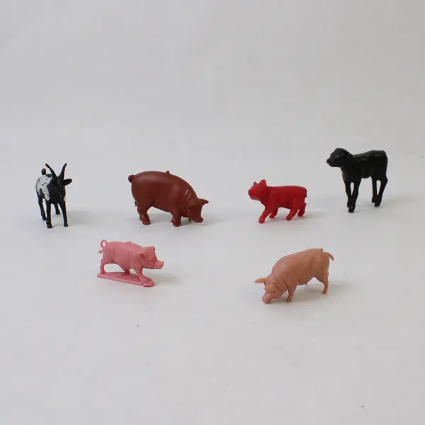 Vtg 1950's Marx Sears Heritage Fort Apache Playset Pieces - 20 Misc Animals