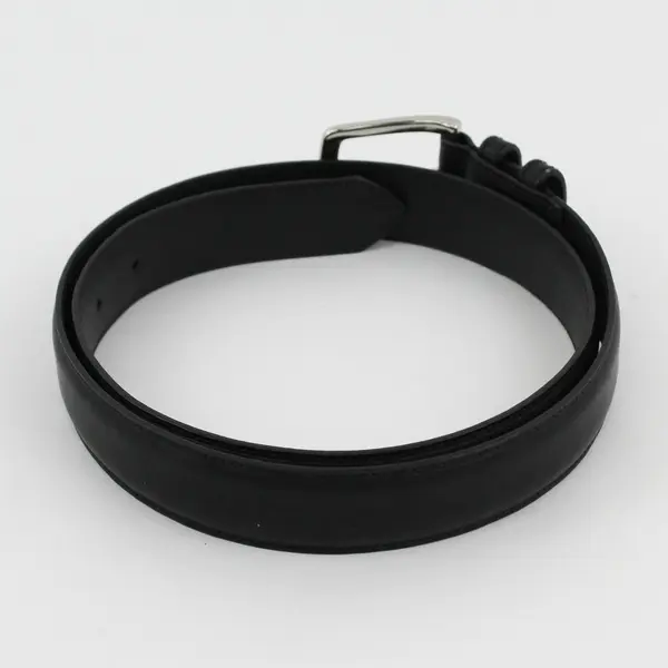 Tommy Hilfiger Black Bonded Leather Belt Size 34/85