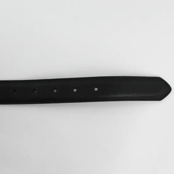 Tommy Hilfiger Black Bonded Leather Belt Size 34/85