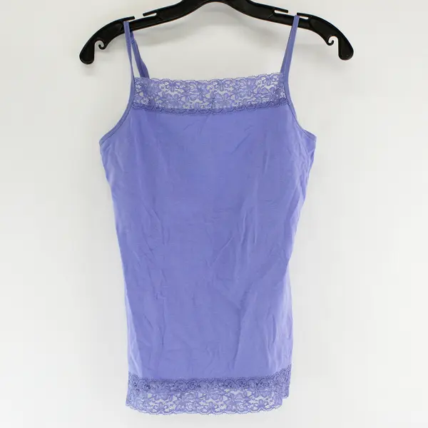 Great Northwest Indigo Lacy Spaghetti Strap Camisole Women's Medium
