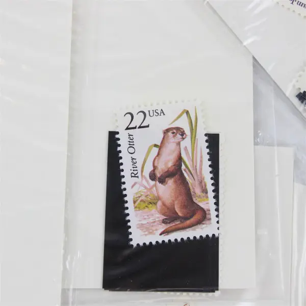 Commemorative Stamp Club 1986-1987 Album Pages Approx 90 US Commemorative Stamps