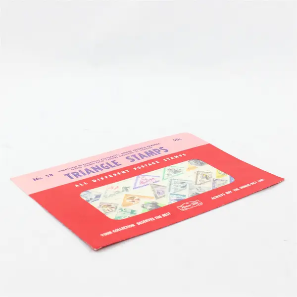 Vintage Honor-Bilt Various Triangle Stamps Stamp Packet #58