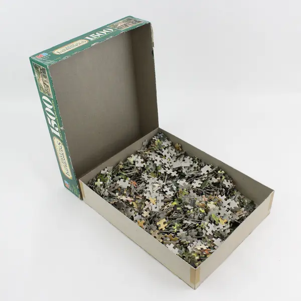 Vintage 1,500 Jigsaw Puzzle Summer Carousel Past Impressions 1993 Complete 