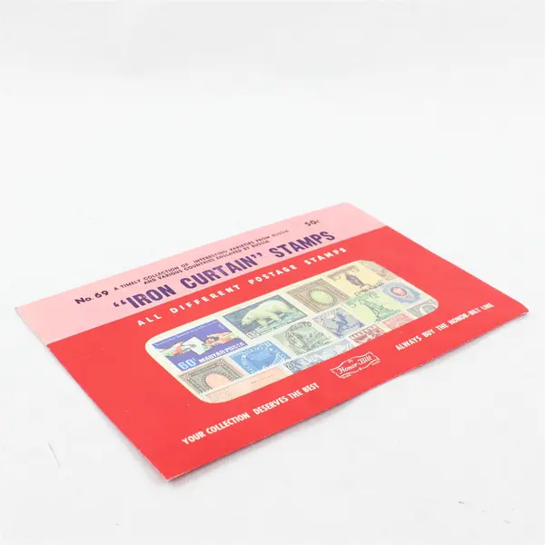 Vintage Honor-Bilt Iron Curtain Stamps Stamp Packet #69 Russia