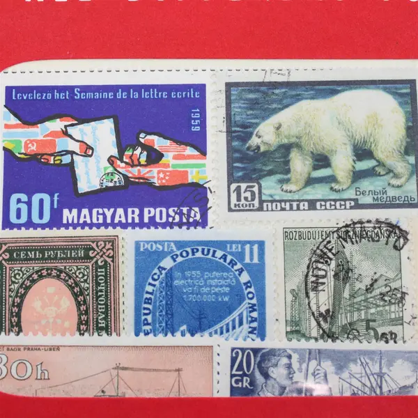 Vintage Honor-Bilt Iron Curtain Stamps Stamp Packet #69 Russia