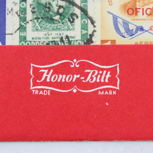 Vintage Honor-Bilt Americana 16 Stamp Packet #61