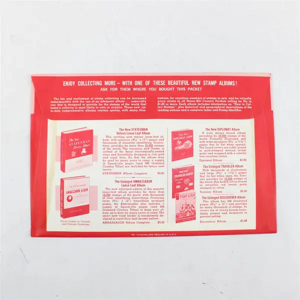Vintage Honor-Bilt 22 Map Stamps Stamp Packet #52