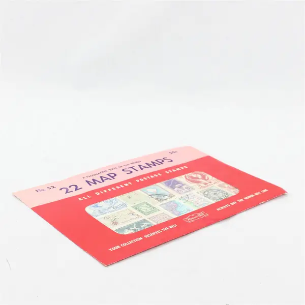 Vintage Honor-Bilt 22 Map Stamps Stamp Packet #52