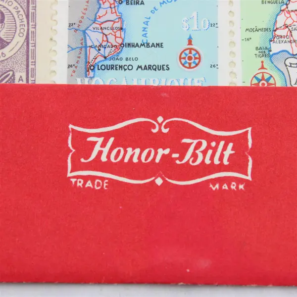 Vintage Honor-Bilt 22 Map Stamps Stamp Packet #52