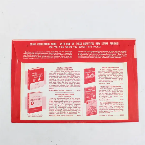 Vintage Honor-Bilt 35 Boats & Ships Stamp Packet #51