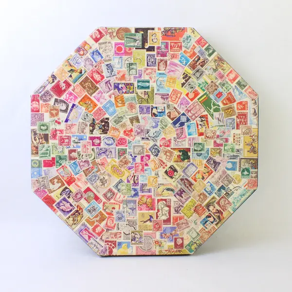 Vintage Springbok "Postage Paid" 500+ Jigsaw Puzzle, Complete, Hexagonal Shaped