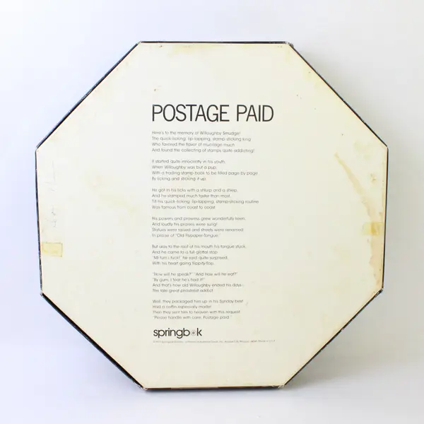Vintage Springbok "Postage Paid" 500+ Jigsaw Puzzle, Complete, Hexagonal Shaped