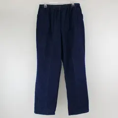 Chic Medium Wash Straight-Leg Denim Pull-On Pants Women's Size 16 Avg