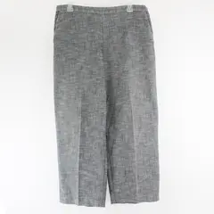 Alfred Dunner Gray Cropped Pull-On Pants Women's Size 16