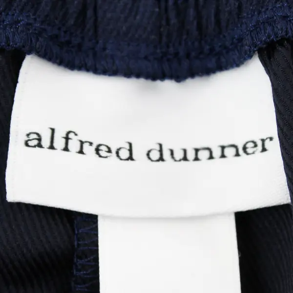 NWT Alfred Dunner Navy Blue Straight-Leg Pull-On Pants Women's Size 16