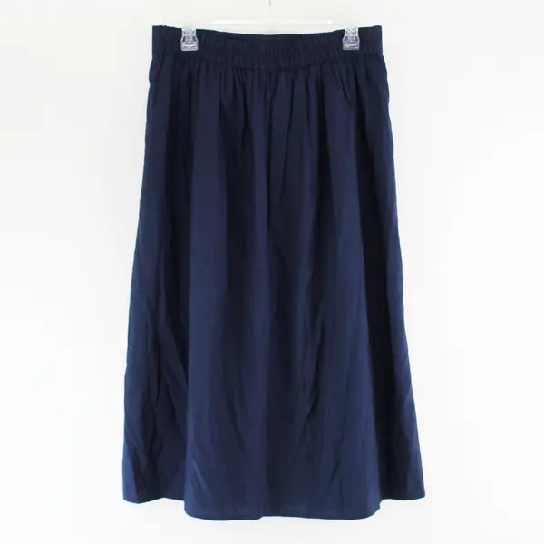 Canda Navy Blue Midi Skirt Women's Size 18
