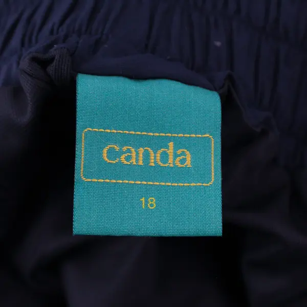 Canda Navy Blue Midi Skirt Women's Size 18