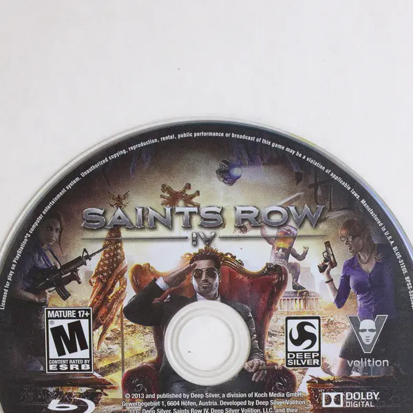 Saints Row IV PS3 Blu-Ray Disc BLUS-31205 Untested As-Is No Case