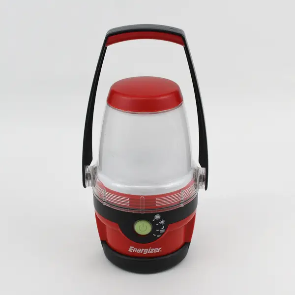 Vintage Energizer LED Red Camping Lantern Light w/Three Settings Works