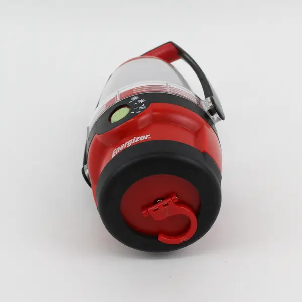 Vintage Energizer LED Red Camping Lantern Light w/Three Settings Works