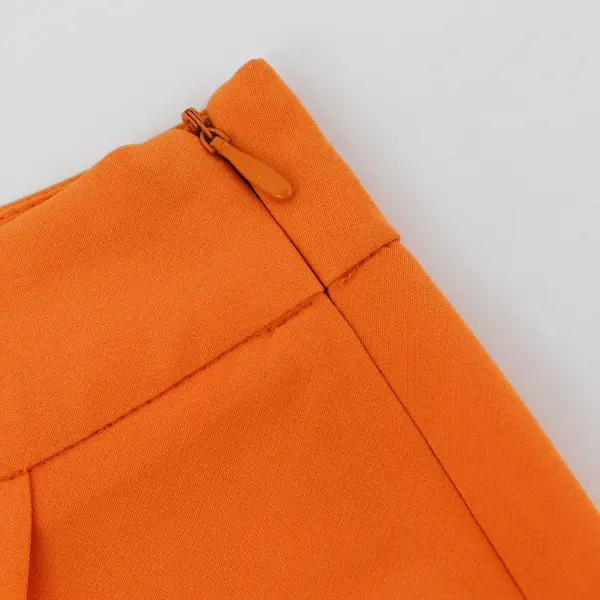 NWT Sincerely Jules Bright Orange Mini Skirt Women's Large