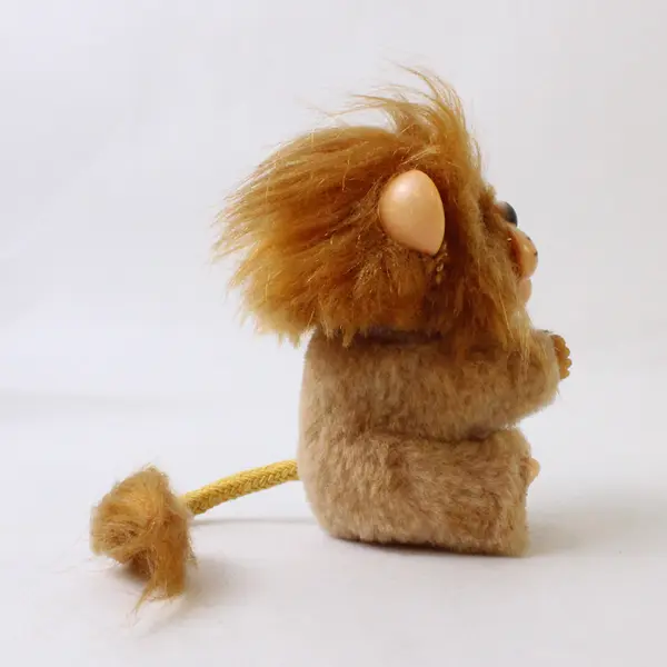 Vintage 1980's Lion Hugger Clip Clinger Pencil Topper Figure 3" Tall
