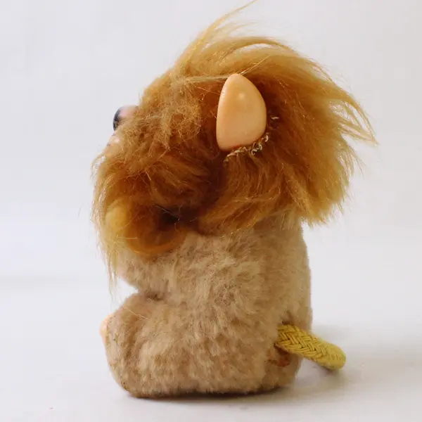 Vintage 1980's Lion Hugger Clip Clinger Pencil Topper Figure 3" Tall