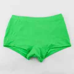 Wild Fable Bright Green Ribbed Swim Bikini Shorts Women's XS 0-2