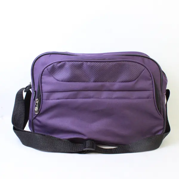 Travel Carry On Shoulder Bag With Strap, Purple