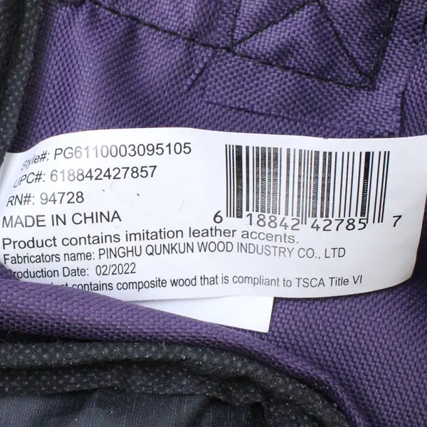 Travel Carry On Shoulder Bag With Strap, Purple