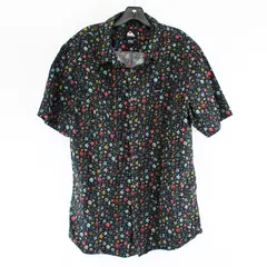 Quiksilver Multicolor Floral Short-Sleeved Button-Up Men's XL