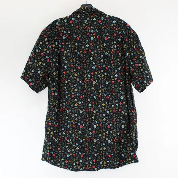 Quiksilver Multicolor Floral Short-Sleeved Button-Up Men's XL