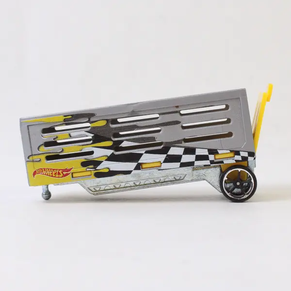 Lot of 2 Hot Wheels Loose Trailers/Transporters - Mr. Big & Track Truck Trailer