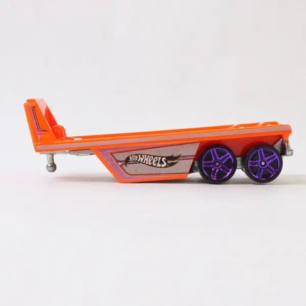 Lot of 2 Hot Wheels Loose Trailers/Transporters - Mr. Big & Track Truck Trailer