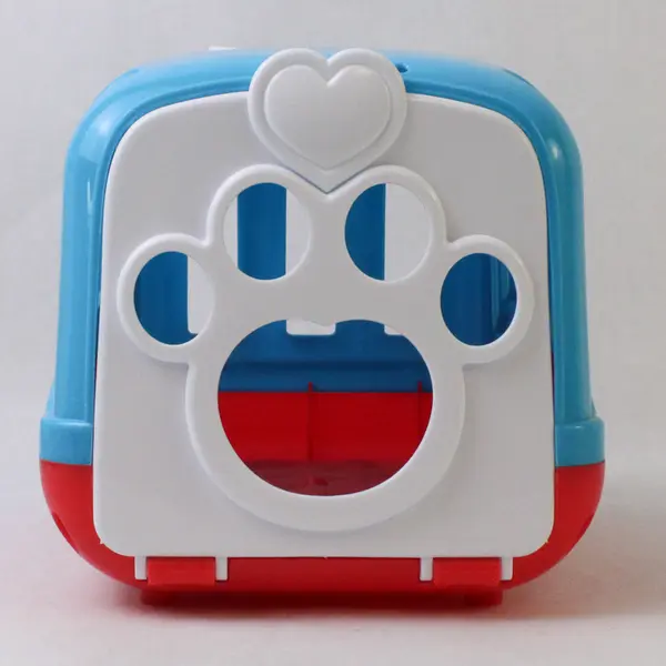My World My Play Vet Set Carrier - Toy Animal Carrier - 8"x5"