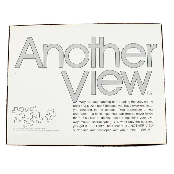 Vintage Another View 500 Piece Just Desserts Jigsaw Puzzle 1972, #JP514