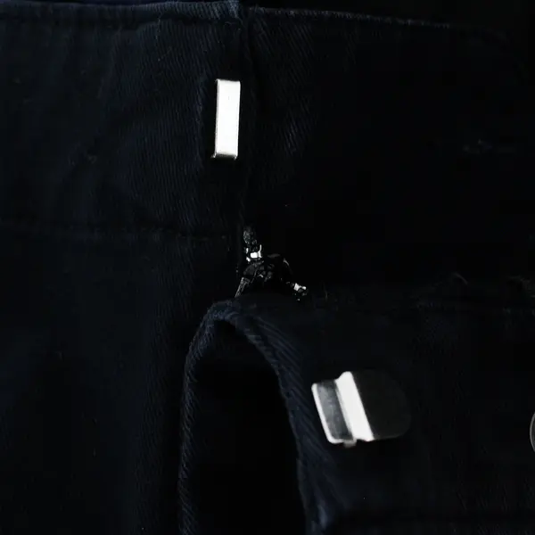 Lands' End Dark Navy Flat-Front Shorts Women's Size 8