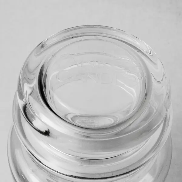 Yankee Candle Empty Glass Jar w/ Lid 7in Tall Craft Storage Display