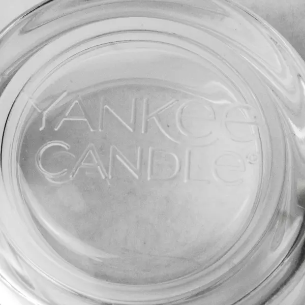 Yankee Candle Empty Glass Jar w/ Lid 7in Tall Craft Storage Display