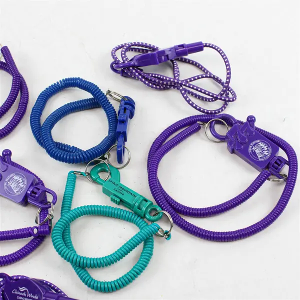 Lot of 9 Bungee Lanyards from Chinook Winds & 7 Feathers Casinos