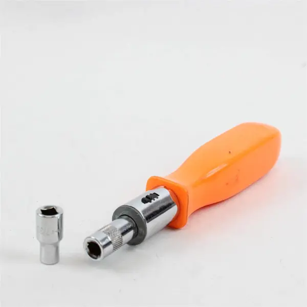 True Value Compact Tool Set 18 Sockets 9 Bits Pliers Orange Case