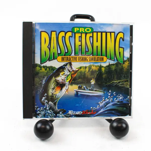 Pro Bass Fishing Interactive Fishing Simulation PC CD-ROM w/Booklet Wizard Works
