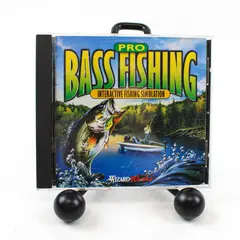 Pro Bass Fishing Interactive Fishing Simulation PC CD-ROM w/Booklet Wizard Works