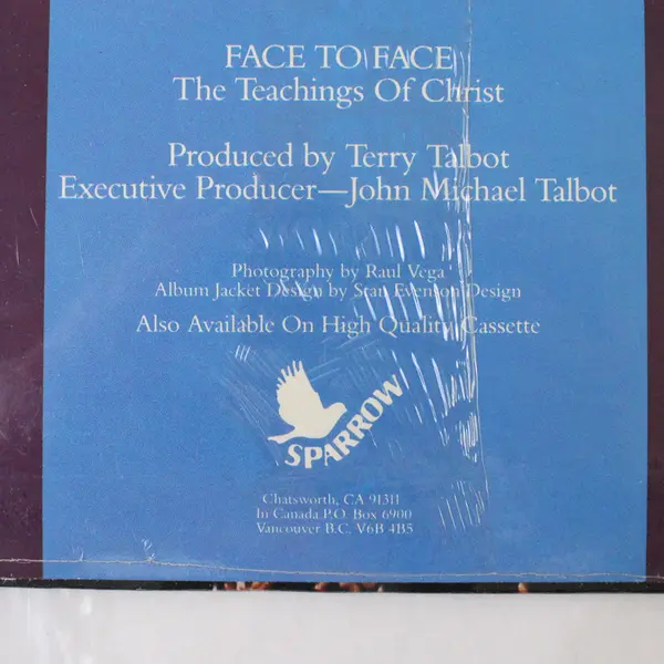  Terry Talbot "Face to Face" 12" Sealed Vinyl  Record