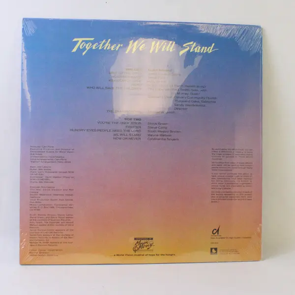 Together We Will Stand 12" Sealed Vinyl Record