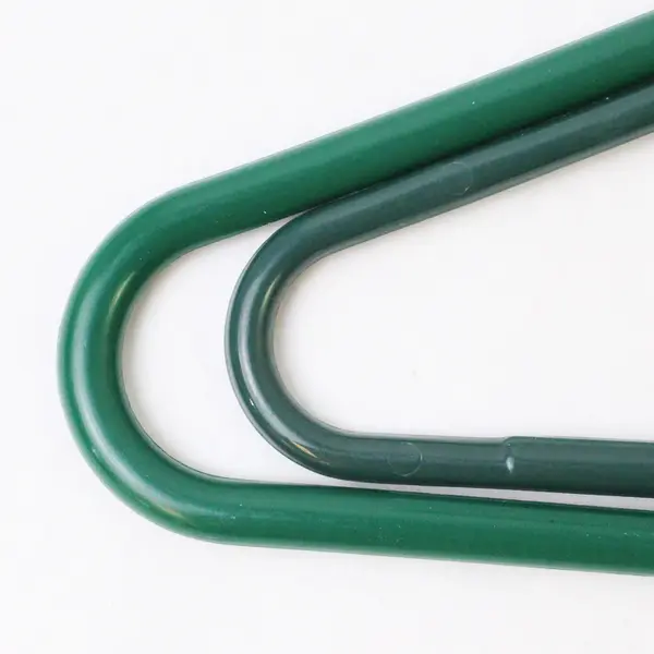 Lot of 10 Dark Green Plastic Clothes Hangers